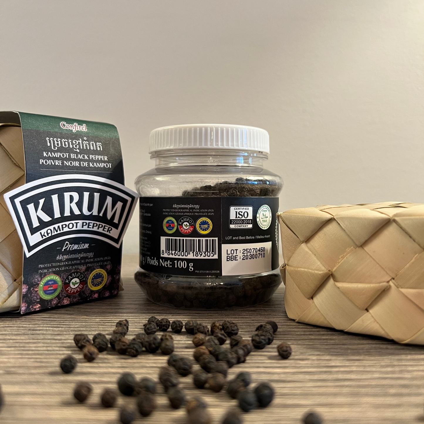 Black Kampot Pepper - 100g