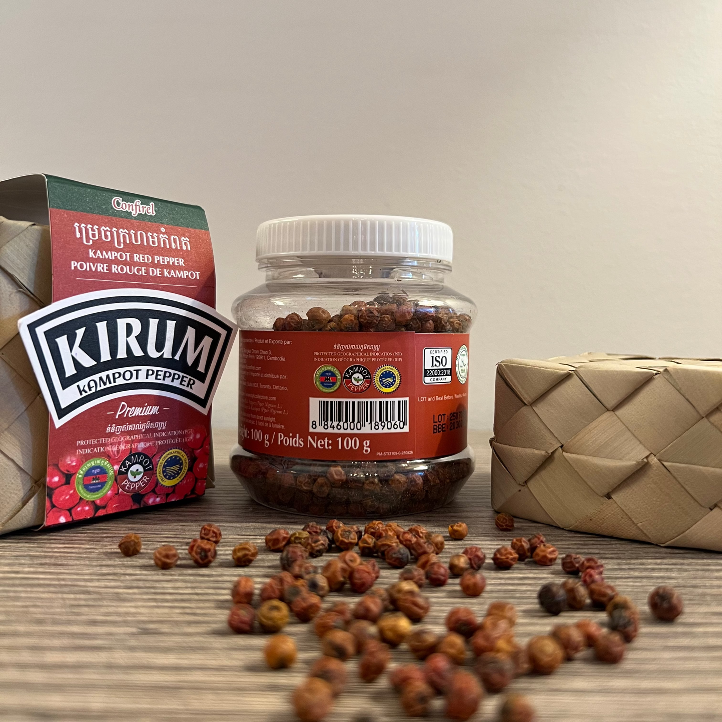 Red Kampot Pepper - 100g