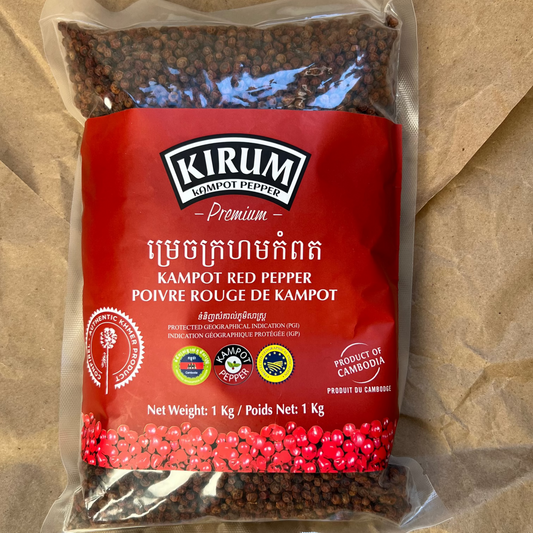 Poivre rouge de Kampot - 1 kg